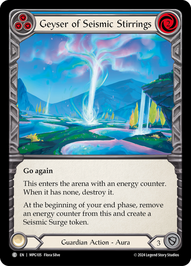 Geyser of Seismic Stirrings (Blue)